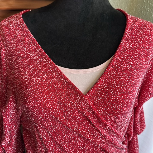 MSK Wrap Around Top Sz M - Picture 2 of 11